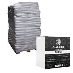CharCoir 8L (2 Gallon) Biopot Coco Grow Bag (Pallet of 480 Bags)