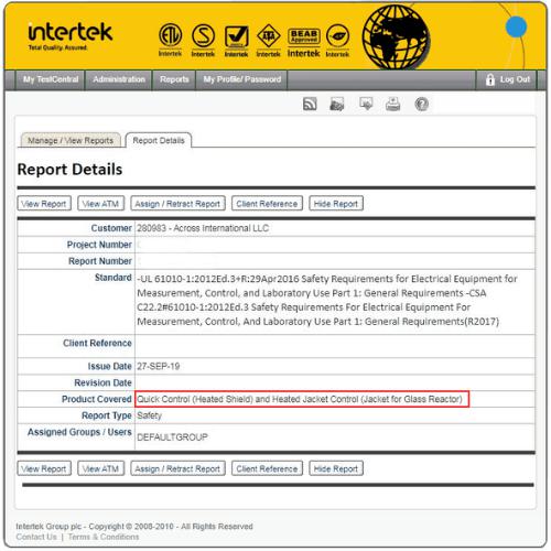 Across International 10L Heated Shield Fabric Heating Top With Temp Controller