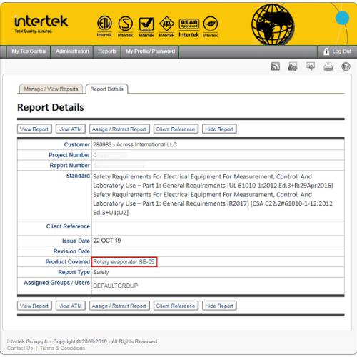 Across International 110V SolventVap 2L Rotary Evaporator With Electric Flask Lift (Vacuum And Chiller Not Included)