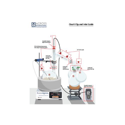 Across International 5L Short Path Distillation Kit With Multiple Receiving Flasks