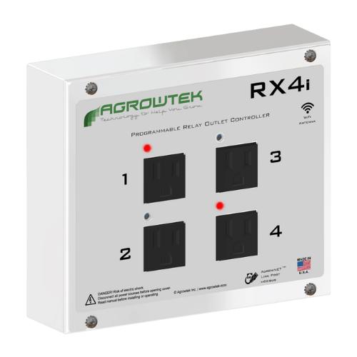 Agrowtek 120V RX4i Digital Intelligent Quad Outlet Relay