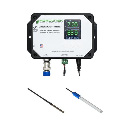 Agrowtek GrowControl PHX Transmitter And Controller With pH And Temperature Sensor