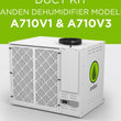 Anden A710V1 & A710V3 Dehumidifiers Duct Kit (5859)