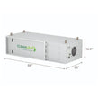 CleanLeaf CL1250D-CCPHE 1000 CFM Self-Contained Odor Mitigation And HEPA Filtration System