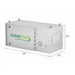 CleanLeaf CL2500D-CCPHE 2000 CFM Self-Contained Odor Mitigation And HEPA Filtration System