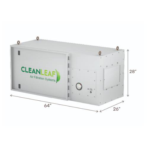 CleanLeaf CL2500D-CCPHE 2000 CFM Self-Contained Odor Mitigation And HEPA Filtration System
