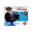 DuraBreeze 23670 8' Mixed Flow Pro 735 CFM Inline Fan