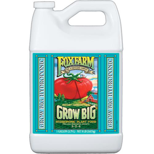 FoxFarm 1 Gallon Grow Big Hydro Liquid Concentate Plant Food  (Case of 12)