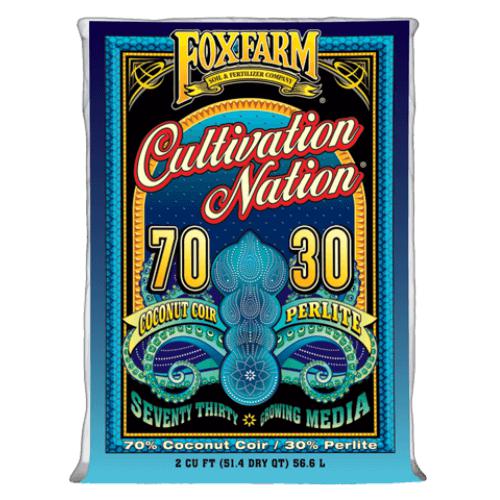 FoxFarm 2 Cubic Ft Cultivation Nation 70/30 Coconut Coir & Perlite (Pallet of 48)