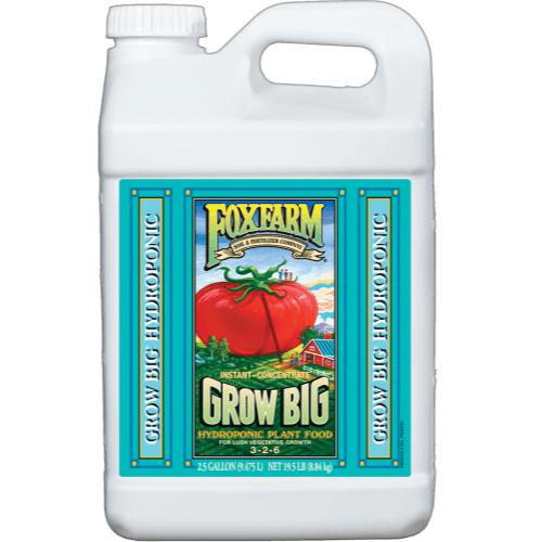 FoxFarm 2.5 Gallon Grow Big Hydro Liquid Concentate Plant Food (Case of 6)