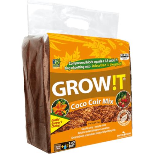 GROW!T Block Organic Coco Coir Mix (Pallet of 216)
