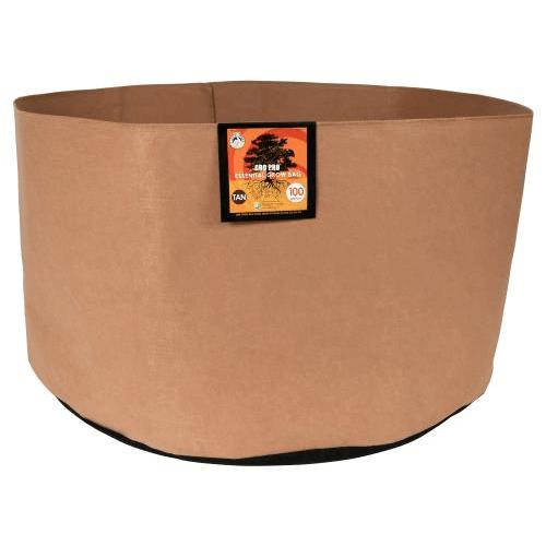 Gro Pro 100 Gallon Tan Essential Round Fabric Pot (Case of 30)