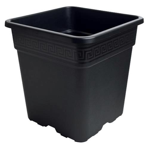 Gro Pro 2 Gallon Black Square Pot (Case of 250)