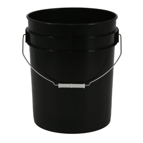 Gro Pro 5 Gallon Black Plastic Bucket (Case of 50)