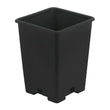 Gro Pro 5 x 5 x 7 Inch Black Plastic Square Pot (Pallet of 1000)