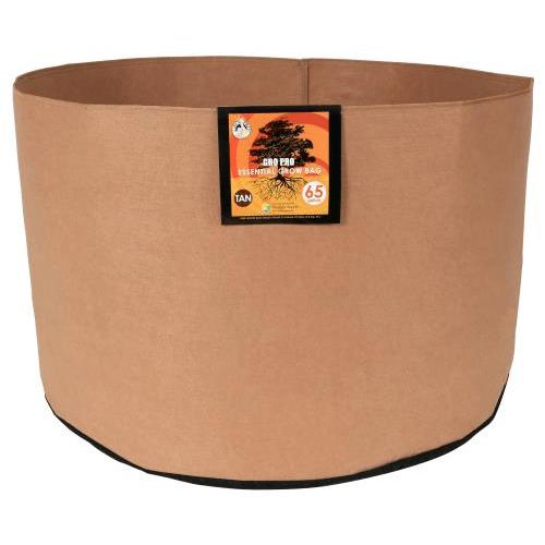 Gro Pro 65 Gallon Tan Essential Round Fabric Pot (Case of 40)
