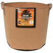 Gro Pro 7 Gallon Tan Essential Round Fabric Pot With Handles (Case of 84)