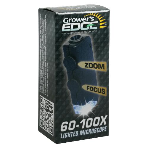 Grower's Edge 60x to 100x Illuminated Microscope (Case of 36)