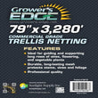 Grower's Edge 6.5 Ft x 3280 Ft - Bulk Roll Commercial Grade Trellis Netting