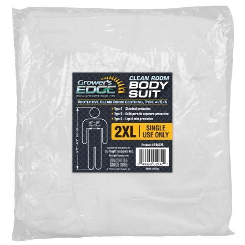 Grower's Edge Size XXL Clean Room Body Suit (Case of 25)