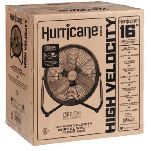 Hurricane 16 Inch Pro Heavy Duty Orbital Floor Fan (Pallet of 10)