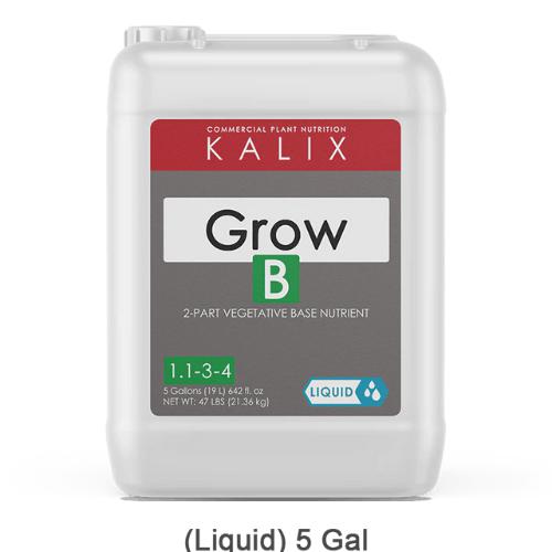 Kalix 5 Gal Liquid Grow B Base Nutrient (Case of 12)