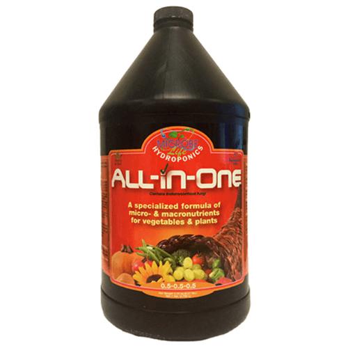 Microbe Life Hydroponics 1 Gallon All-in-One Nutrient (Case of 4)