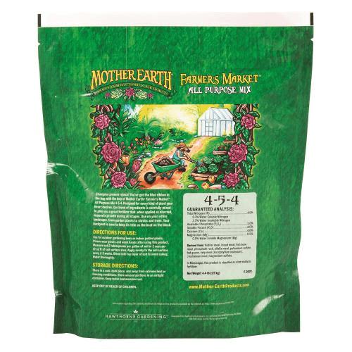 Mother Earth 4.4 Lbs Farmers Market All Purpose Mix 4-5-4 (Bundle of 36)