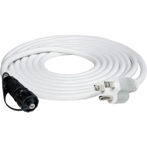 Photobio 10' 18AWG 110-120V 5-15P VP White Cable Harness (Case of 20)