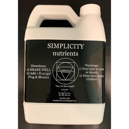 Simplicity 1 Gal Nutrients (Bundle of 10)