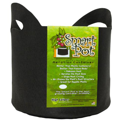 Smart Pot Black 10 Gallon With Handles (Case of 50)