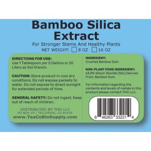 TeaCo Biological Supply 8 Oz Bamboo Silica Extract (Case of 16)