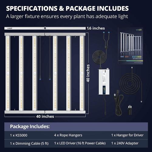 Viparspectra KS5000 LED Grow Light